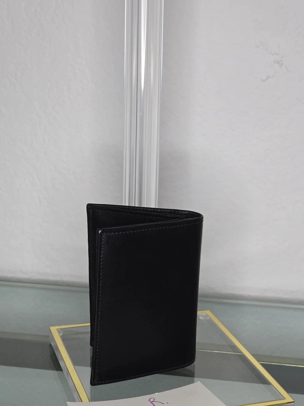 Prada Black Saffiano Leather Bifold Wallet
